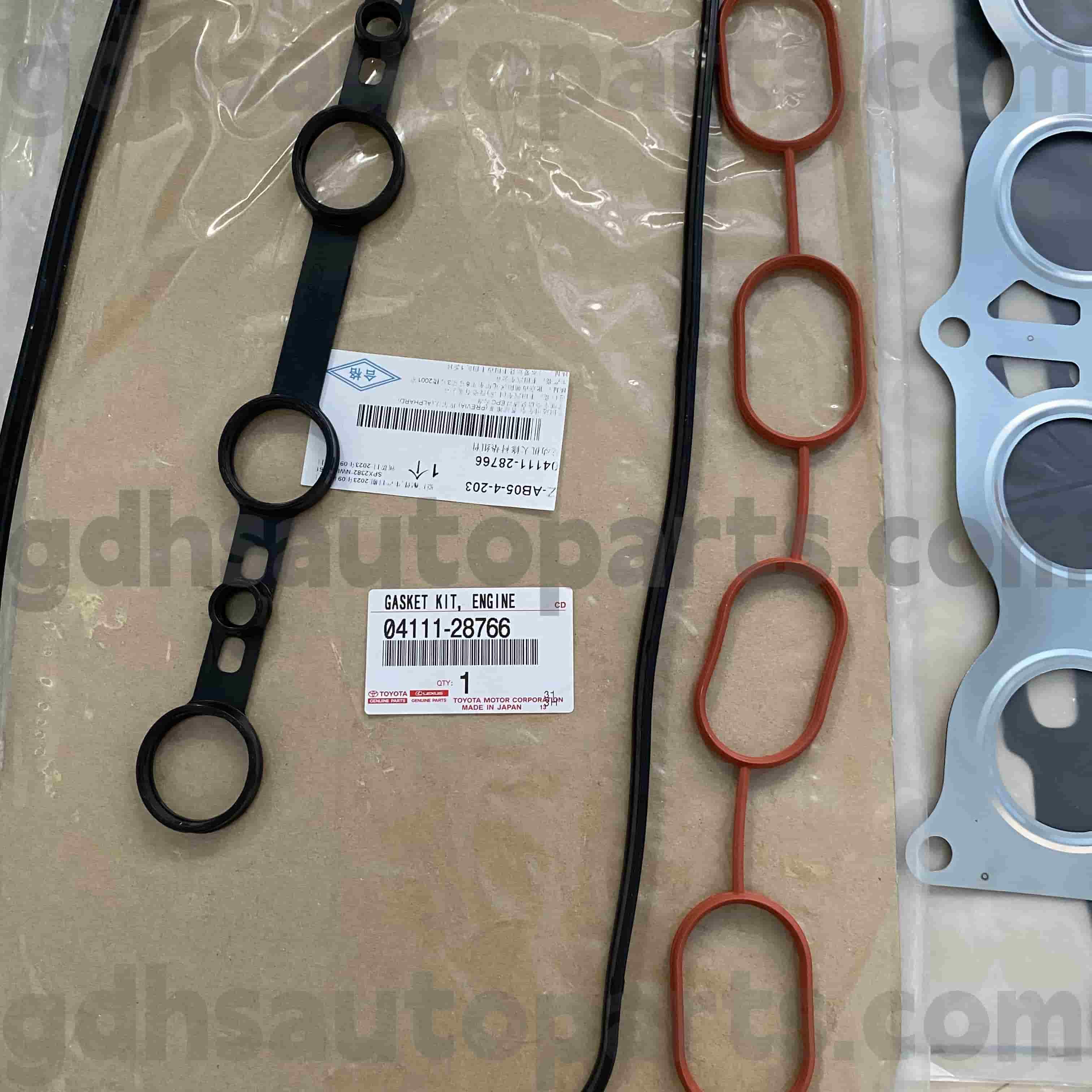 04111-28766 Toyota Origine Parts Oprava motoru pro previi, odhad, alphard