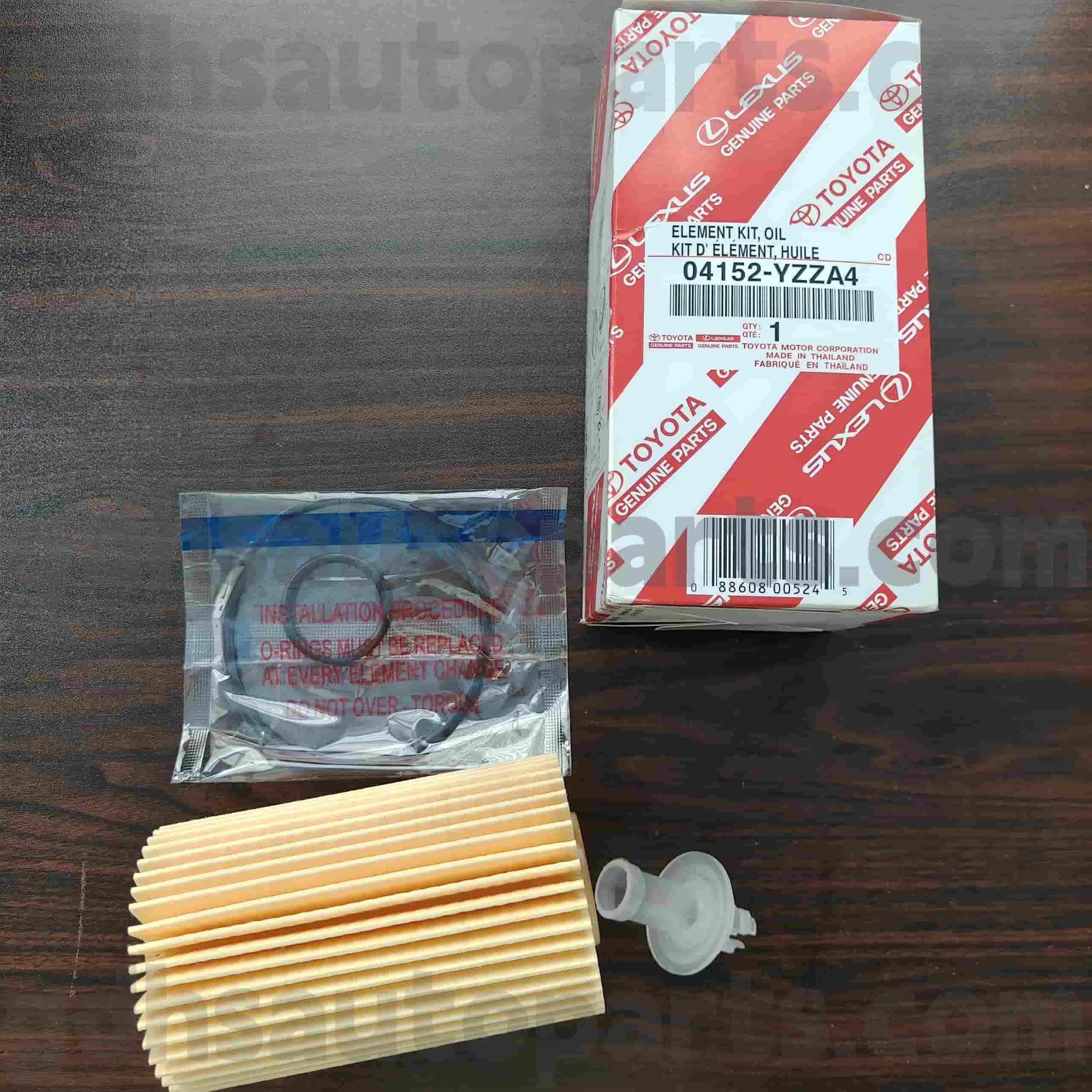 04152-yzza4 Toyota Origine Parts Oil Filtr pro Toyota