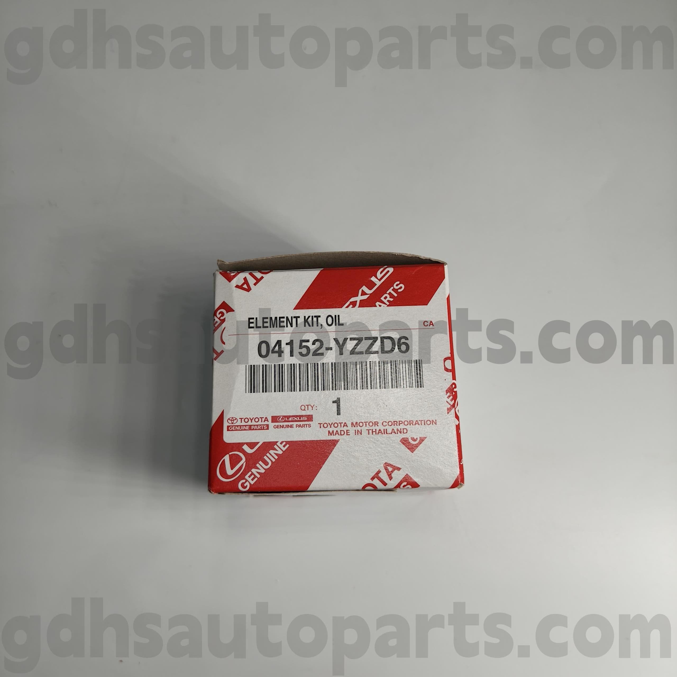 04152-Yzzd6 Toyota Origine Parts Oil Filtr pro Toyota