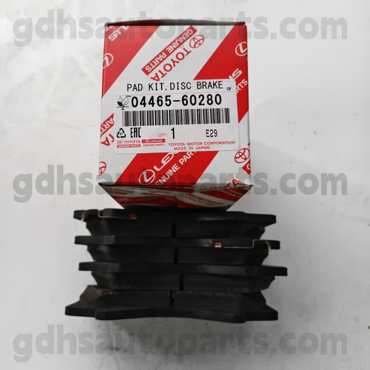 04465-60280 Toyota Originální díly přední brzdové podložky pro Land Cruiser 、 LX450D/460/570 podvozek č. UZJ200