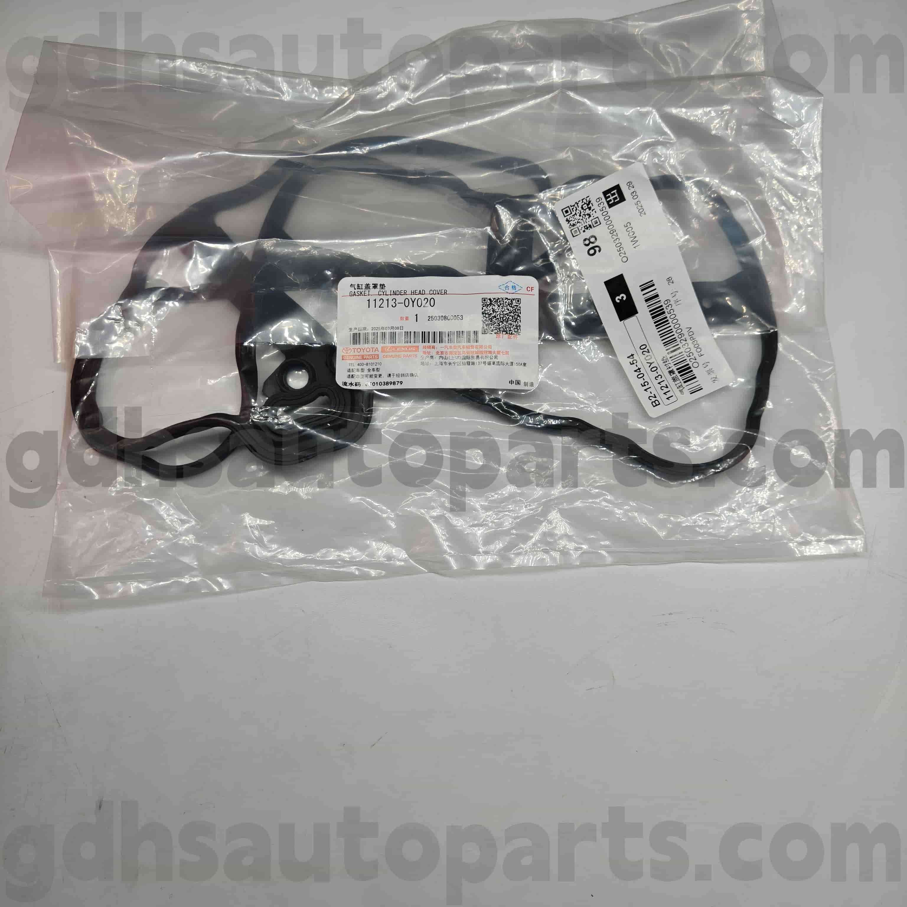 11213-0Y020 Toyota Originální díly ventil kryt gumový prsten pro Yaris ， Vios Chassis No.SSP15#