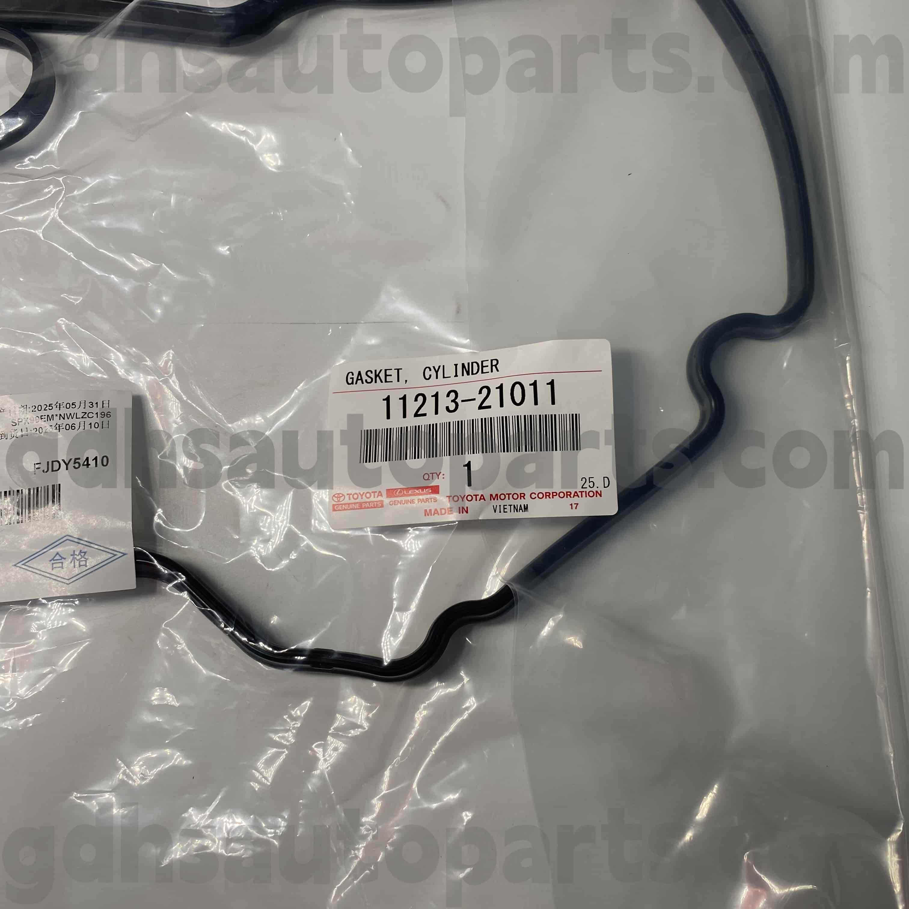 11213-21011 Toyota Originální části ventilu ventilu gumový prsten pro Corolla Spacio, Prius, Yaris Chassis no. NHW20 NCP90 92