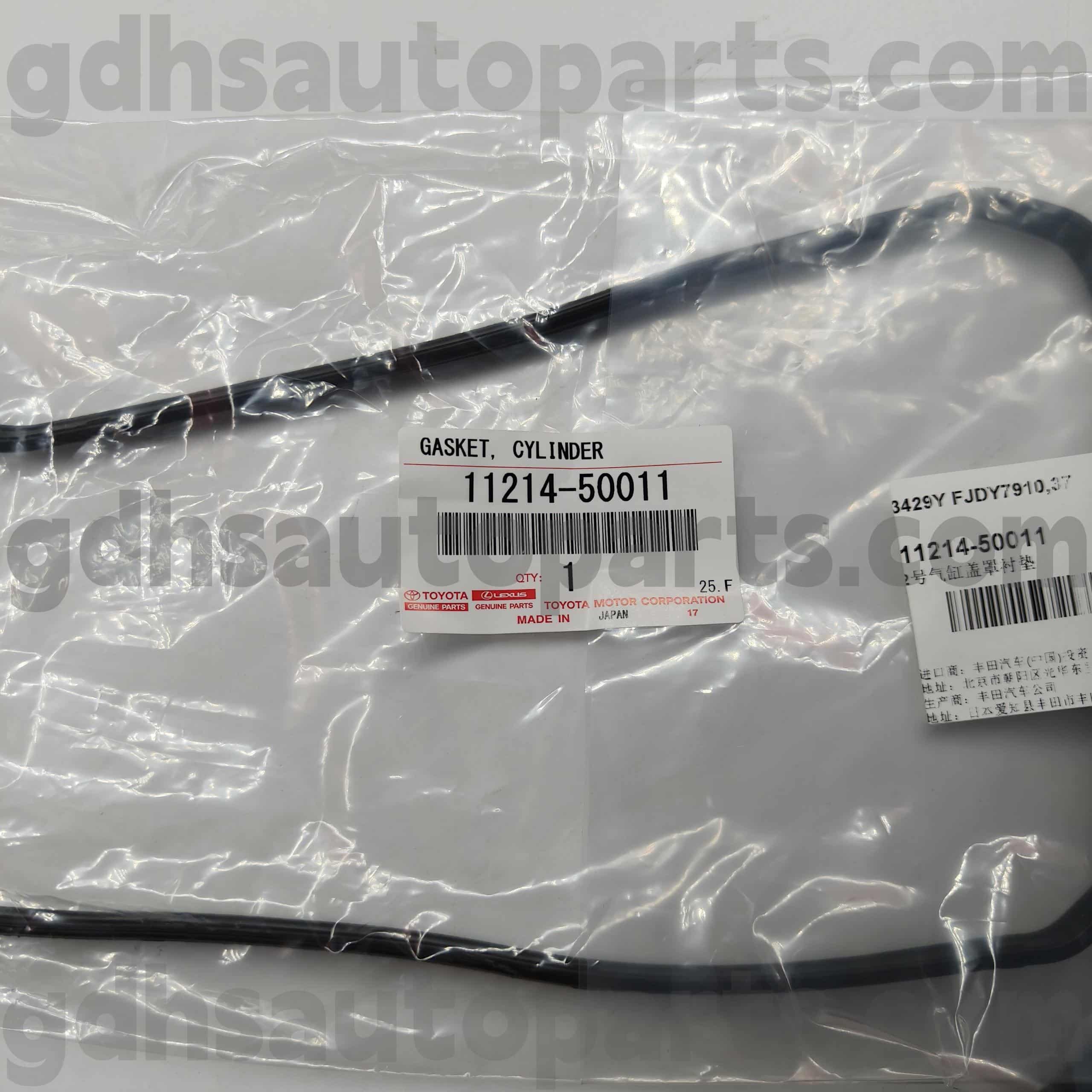 11214-50011 Originální díly Toyota Těsnění levého krytu ventilu pro LEXUS SC430 Podvozek č.UZJ100 200 UCF
