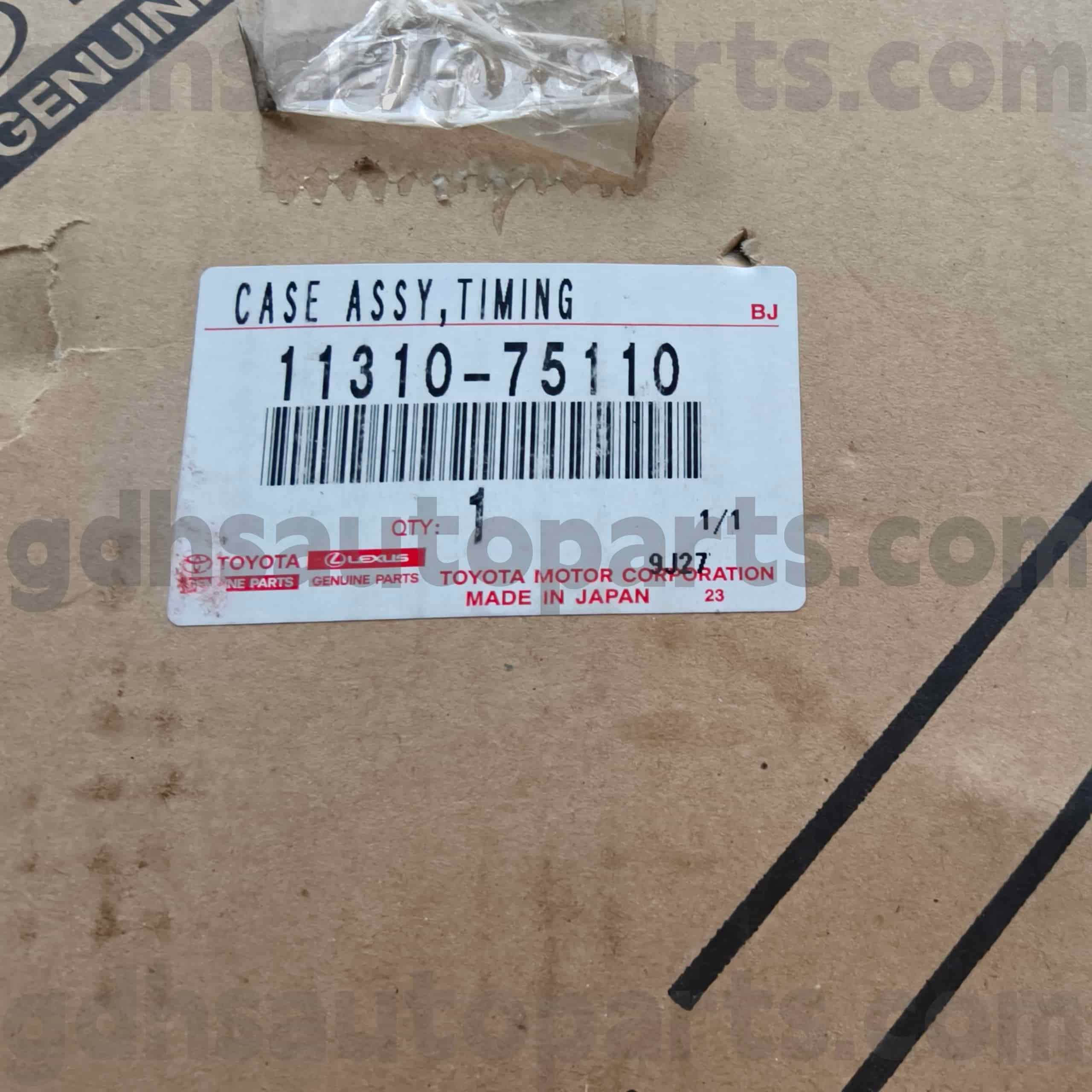 11310-75110 Toyota Originální díly Kryt rozvodu pro LAND CRUISER PRADO, TACOMA podvozek NO.TRJ150