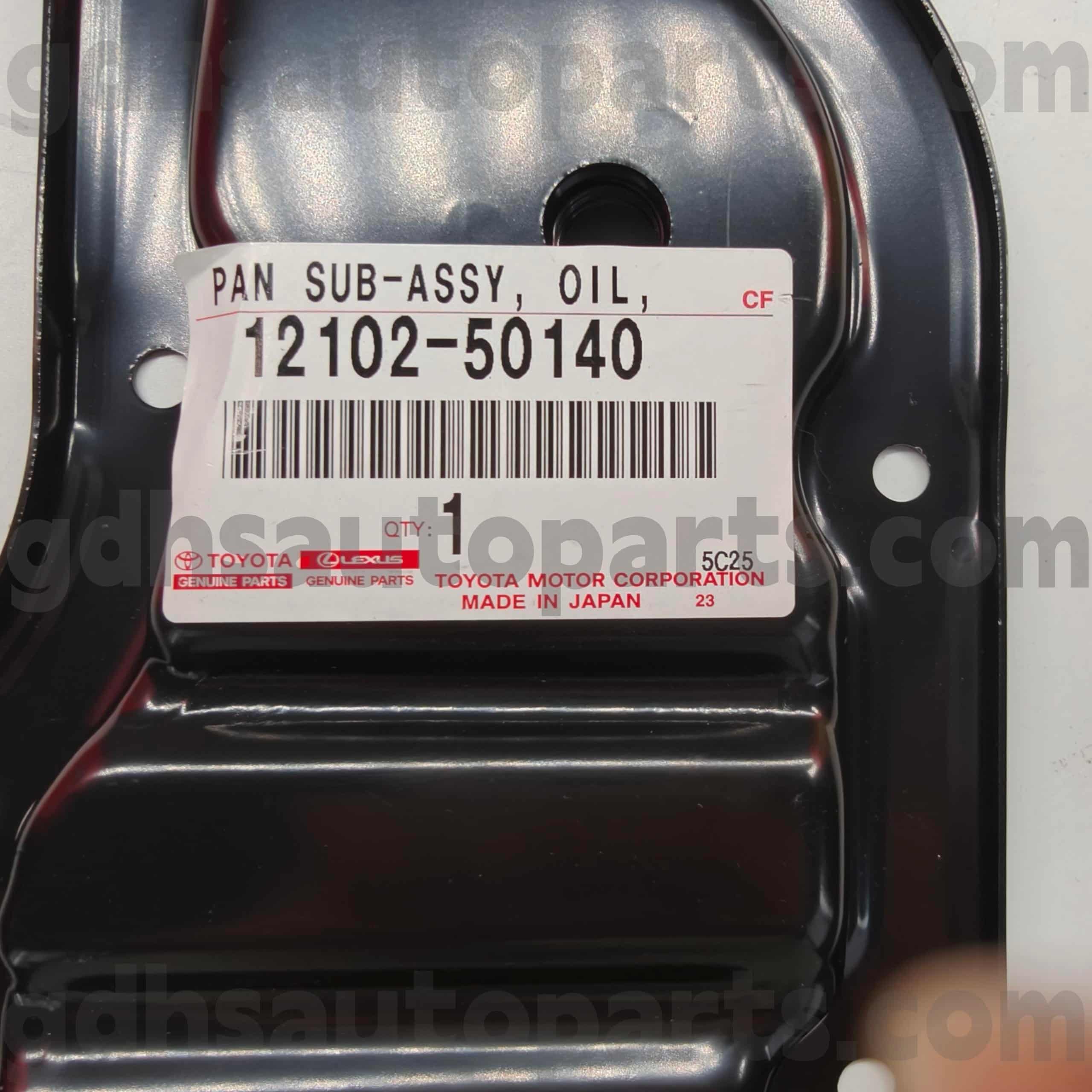 12102-50140 Originální díly Toyota Olejová vana pro LAND CRUISER Podvozek č.2UZFE UZJ200