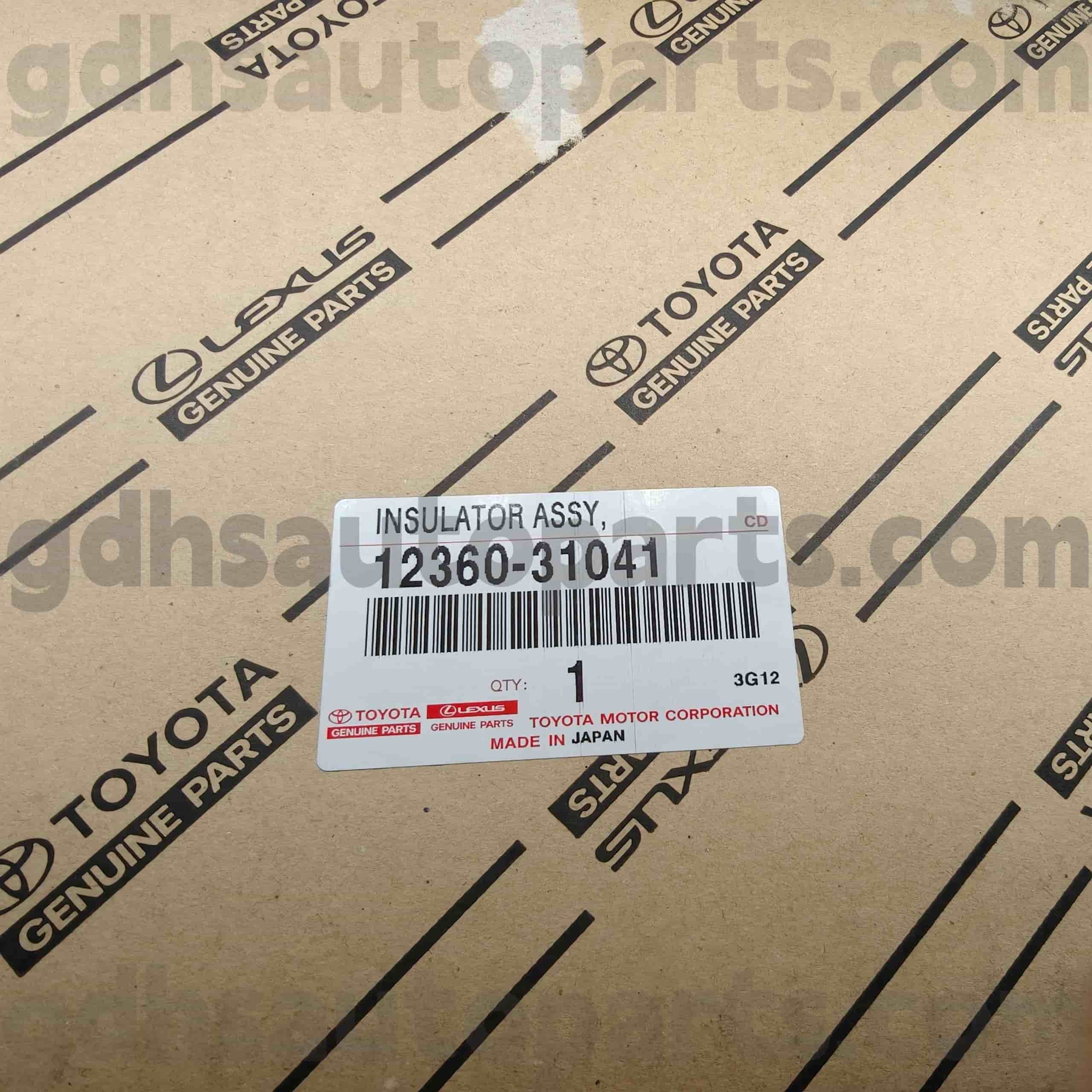 12360-31041 Originální díly Toyota Přední držák motoru pro podvozek HIGHLANDER NO.2GRFE..GSU4#