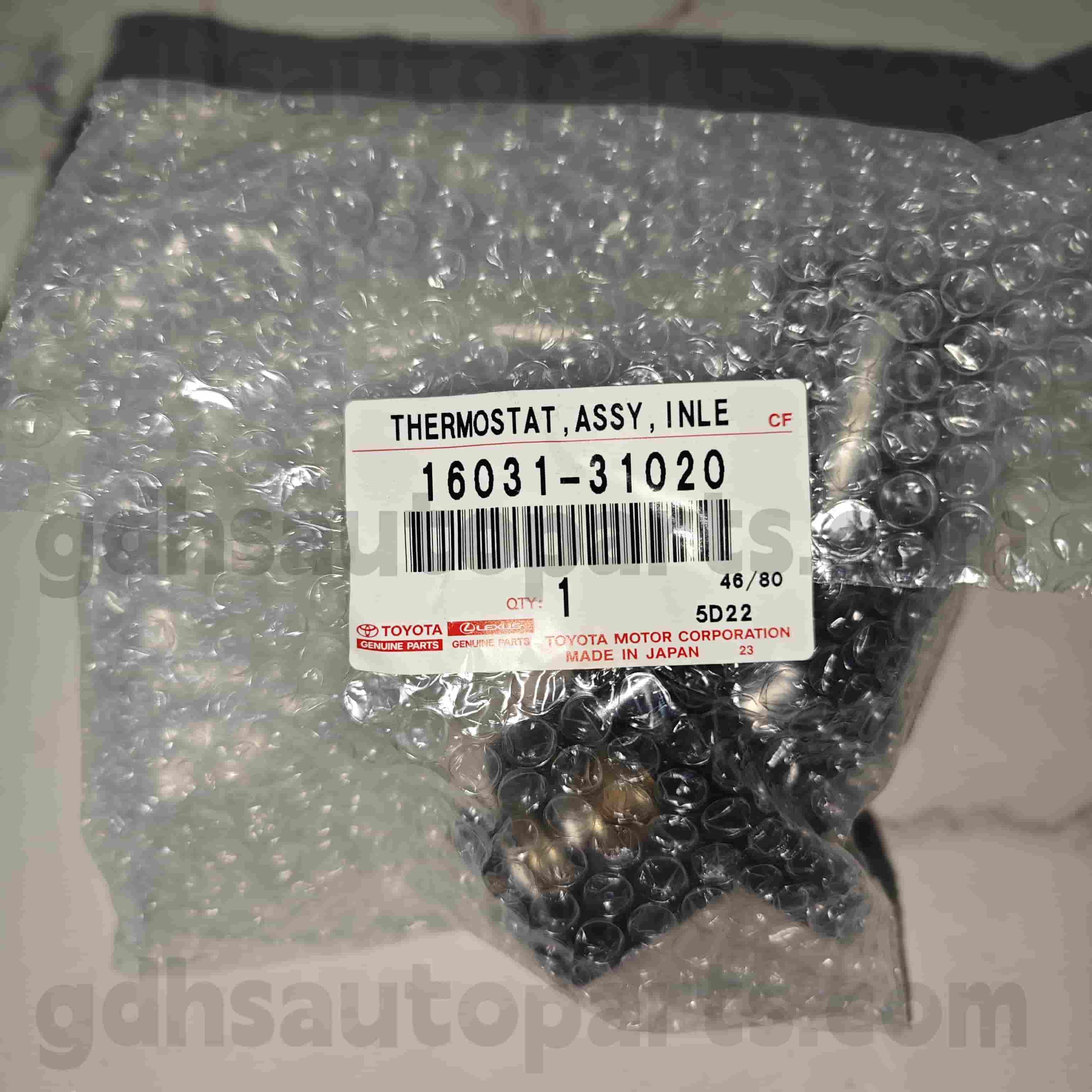16031-31020 Termostat Toyota Origine Parts pro Lexus GS30/35/43/460 、 Koruna/hybridní podvozek č. 3grfe..grs202