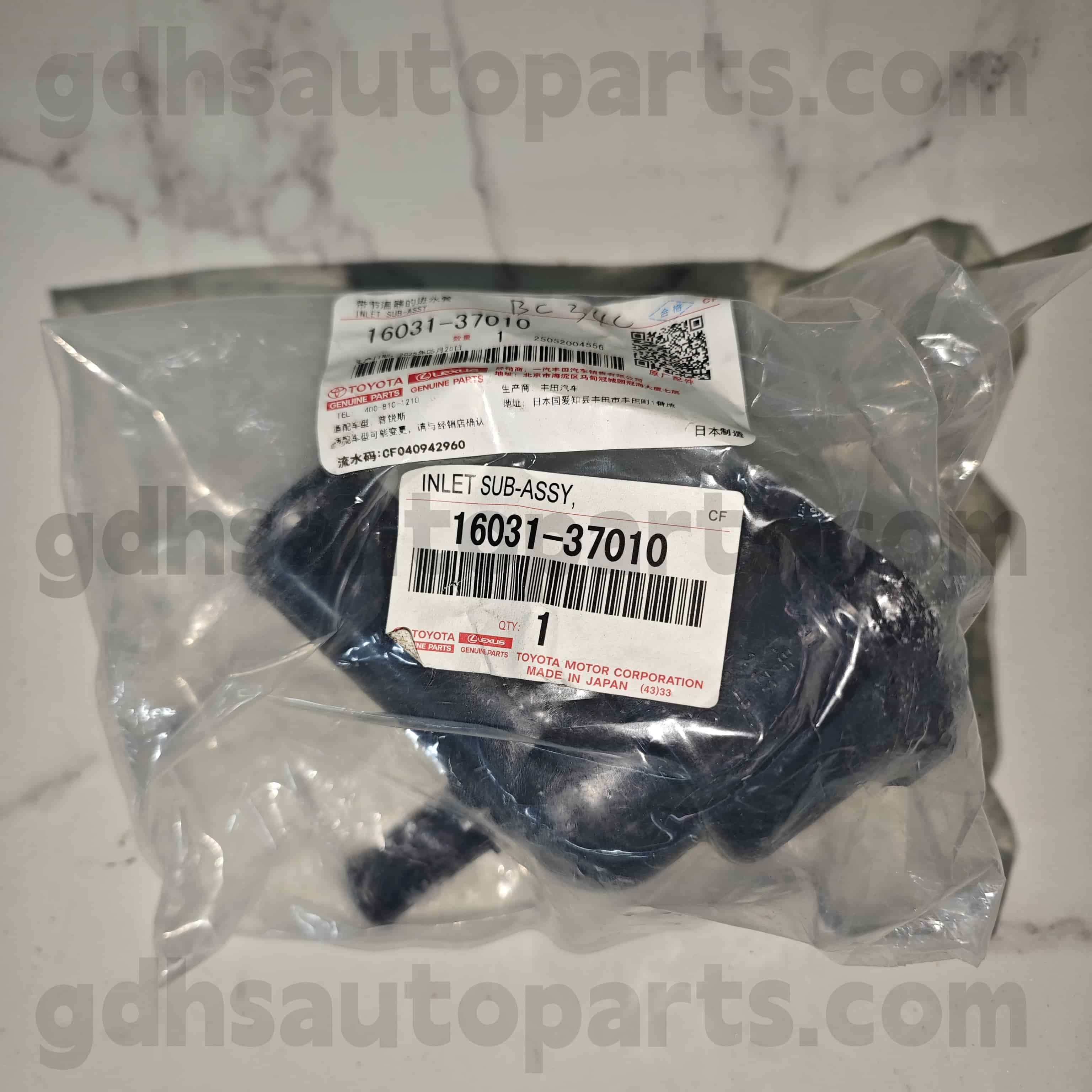 16031-37010 Toyota Origine Parts Thermostat pro Prius PHV 、 Corolla Chassis no. 2ZRFXE..ZVW50