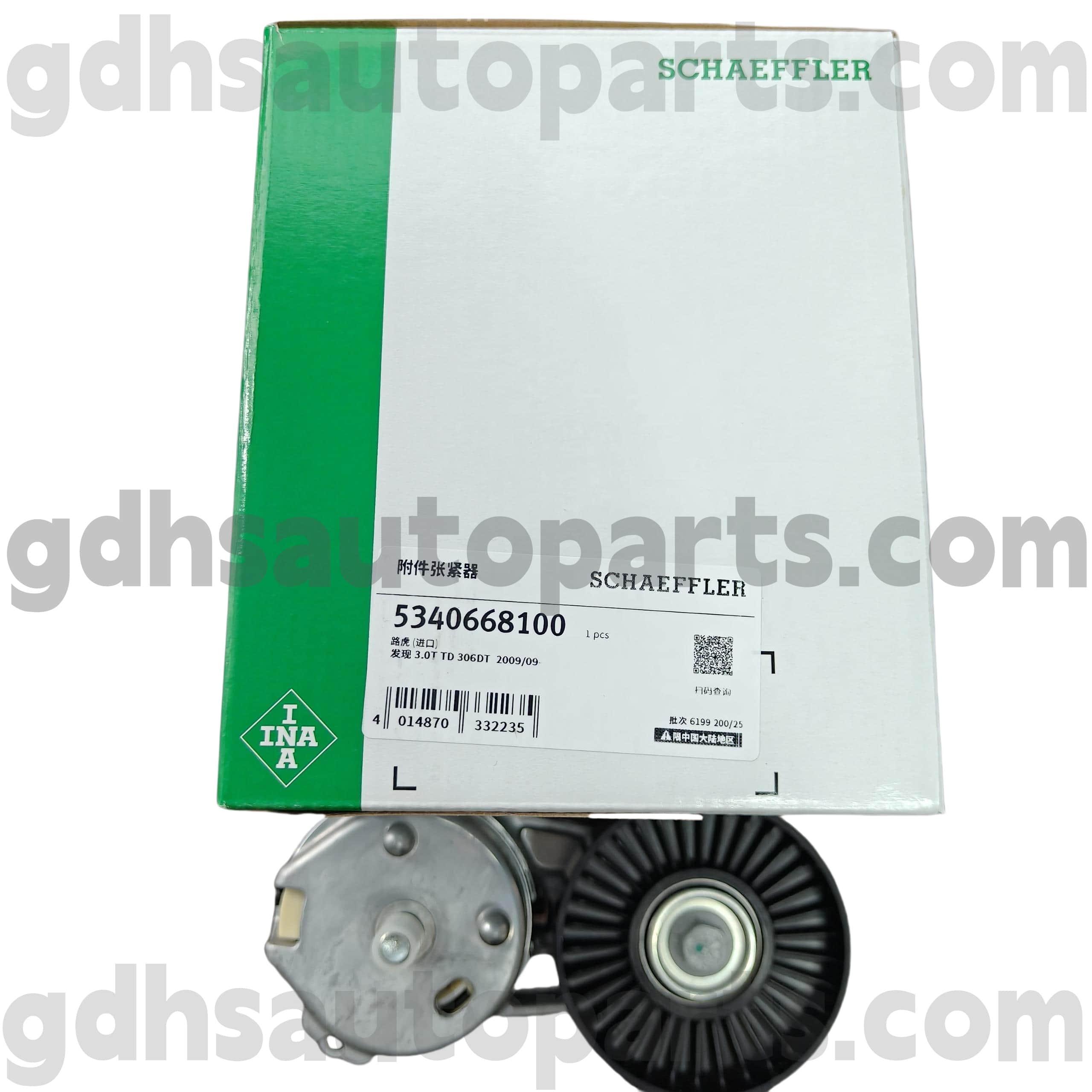 5340668100 Schaeffler ina hnací pás napínač pro Range Rover, Range Rover Sport, Land Rover Discovery 4 OE Ne. LR035493