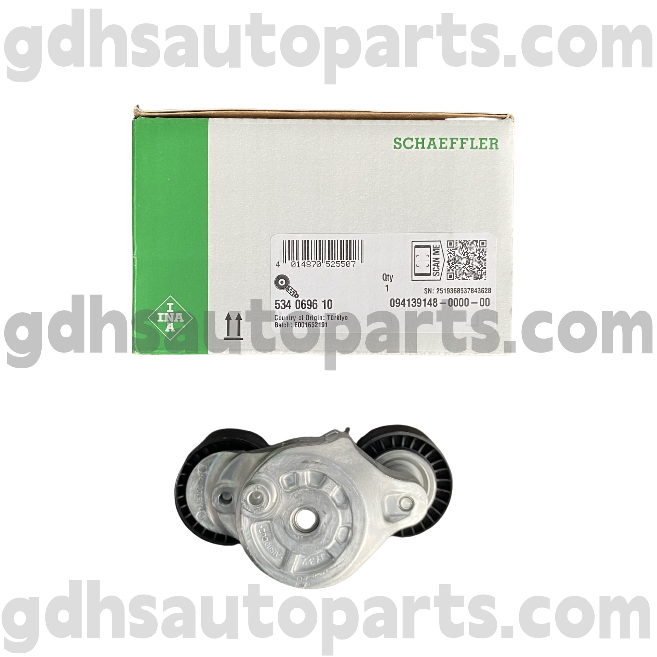 5340696100 Schaeffler ina rozvodový pás kladky pro Range Rover Evoque, Discovery Sport, Land Rover Discovery 4 OE No.LR114017