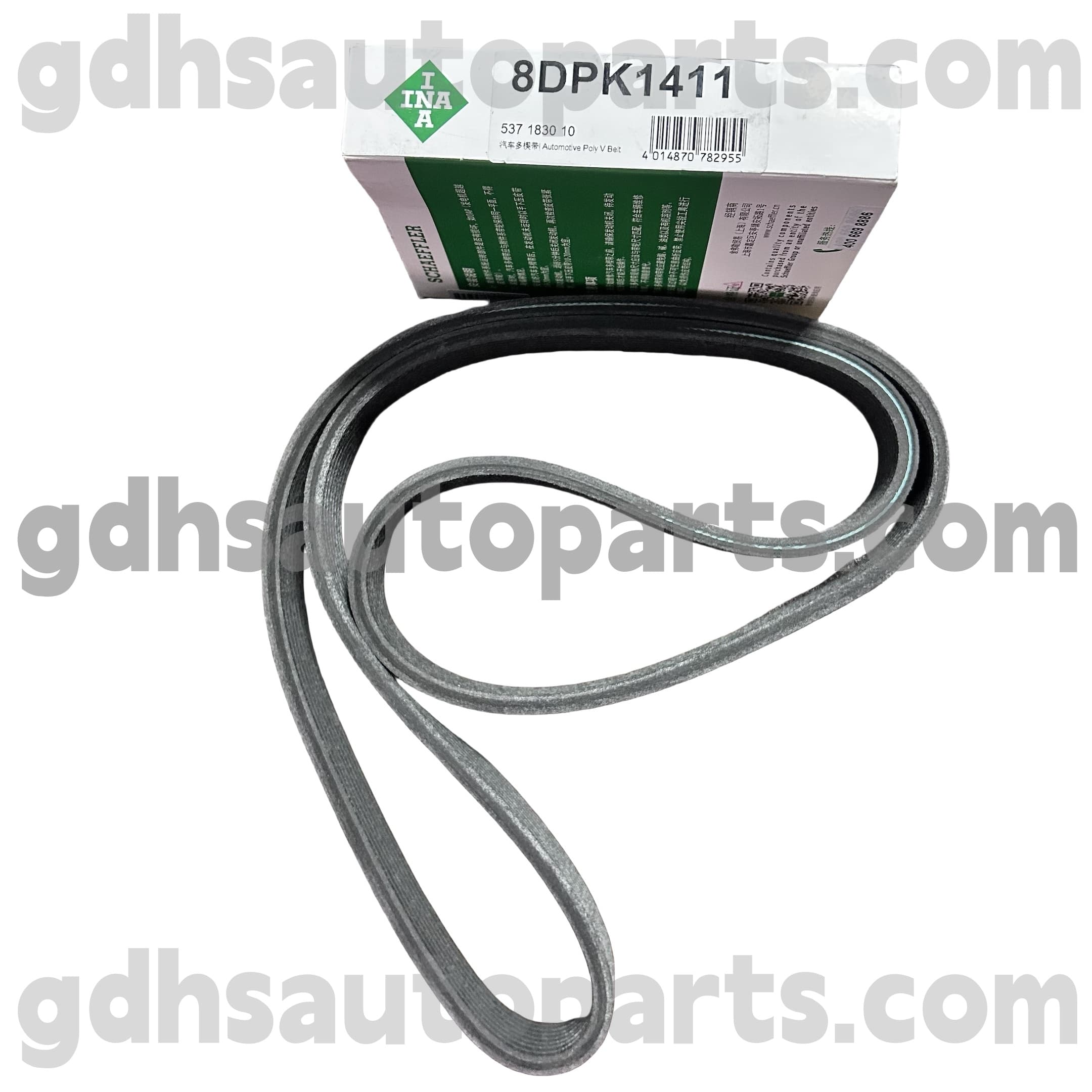 5371830100 Schaeffler Ina Supercharger Drive Belt pro Jaguar XJ, Jaguar XF, Jaguar Xe, Jaguar XK, F-Type, F-Pace OE no. C2D39175