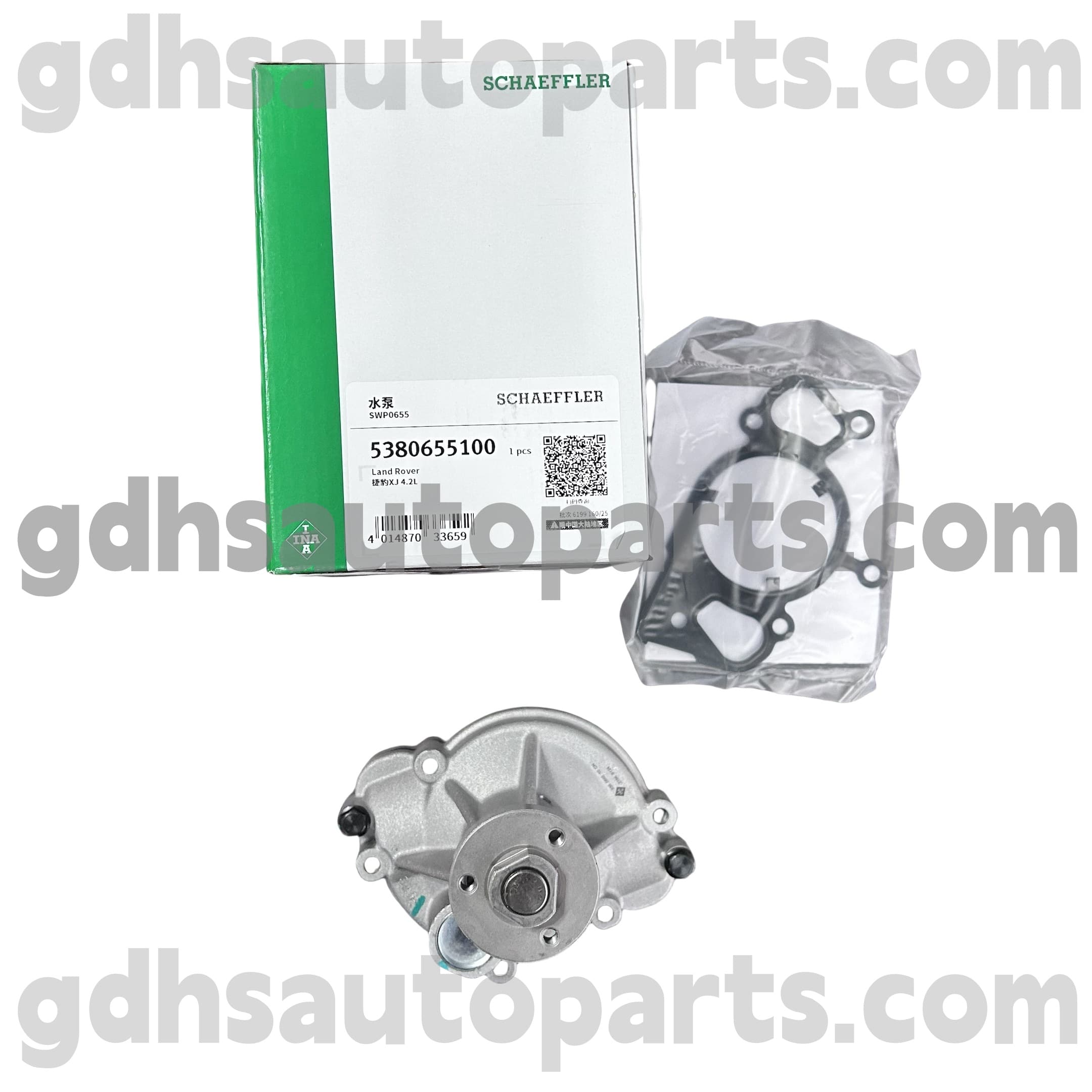 5380655100 Schaeffler Ina Water Pump pro Range Rover Sport, Range Rover OE no. 4575902