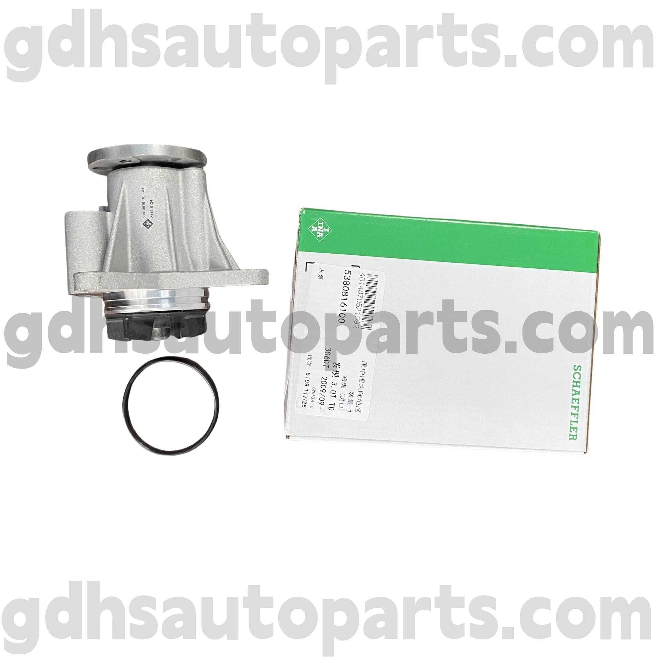 5380816100 Schaeffler Ina Water Pump pro Range Rover, Range Rover Sport, Land Rover Discovery 4 OE Ne. LR013164