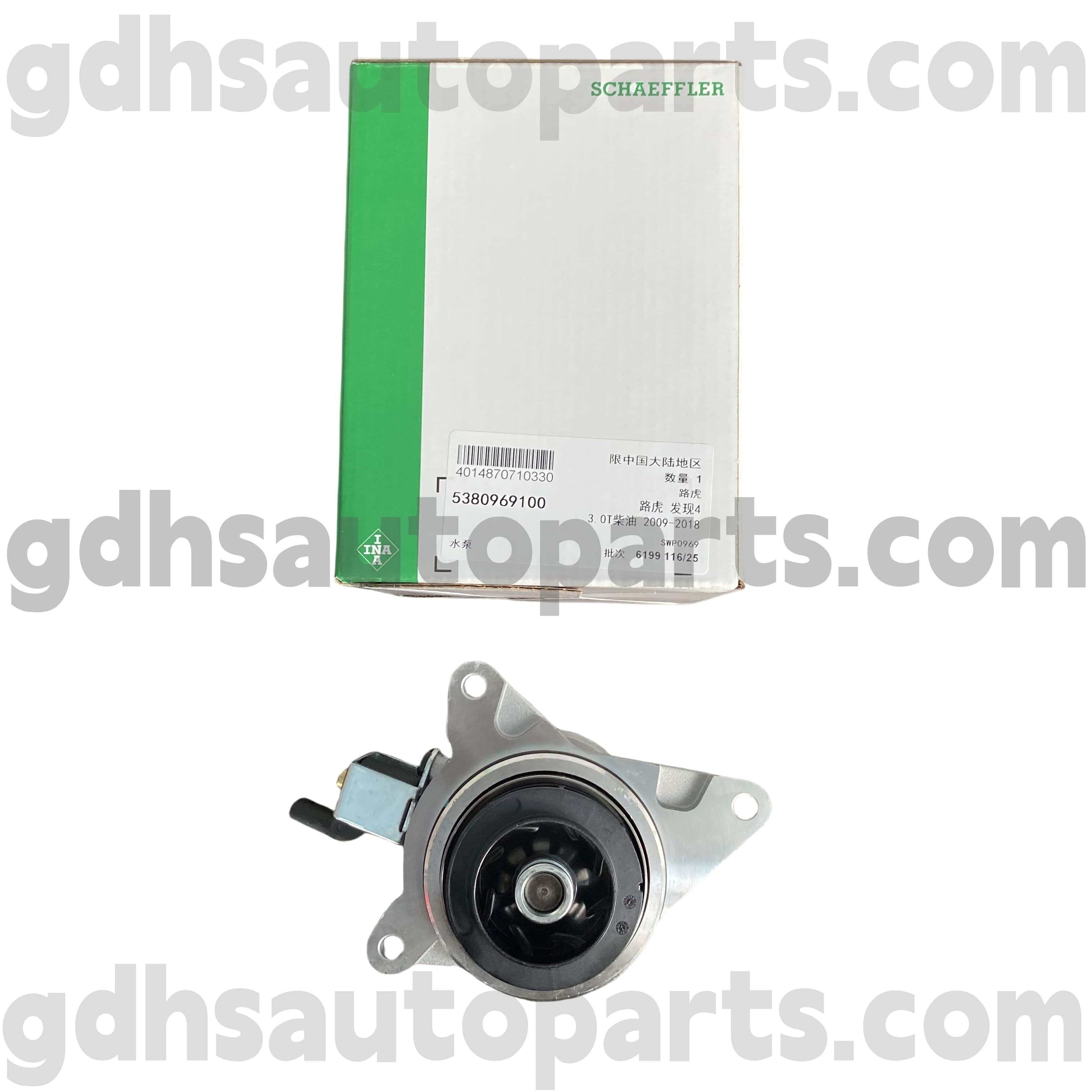 5380969100 Schaeffler Ina Water Pump pro Range Rover, Range Rover Sport, Land Rover Discovery 4, Range Rover Velar OE No.LR089625