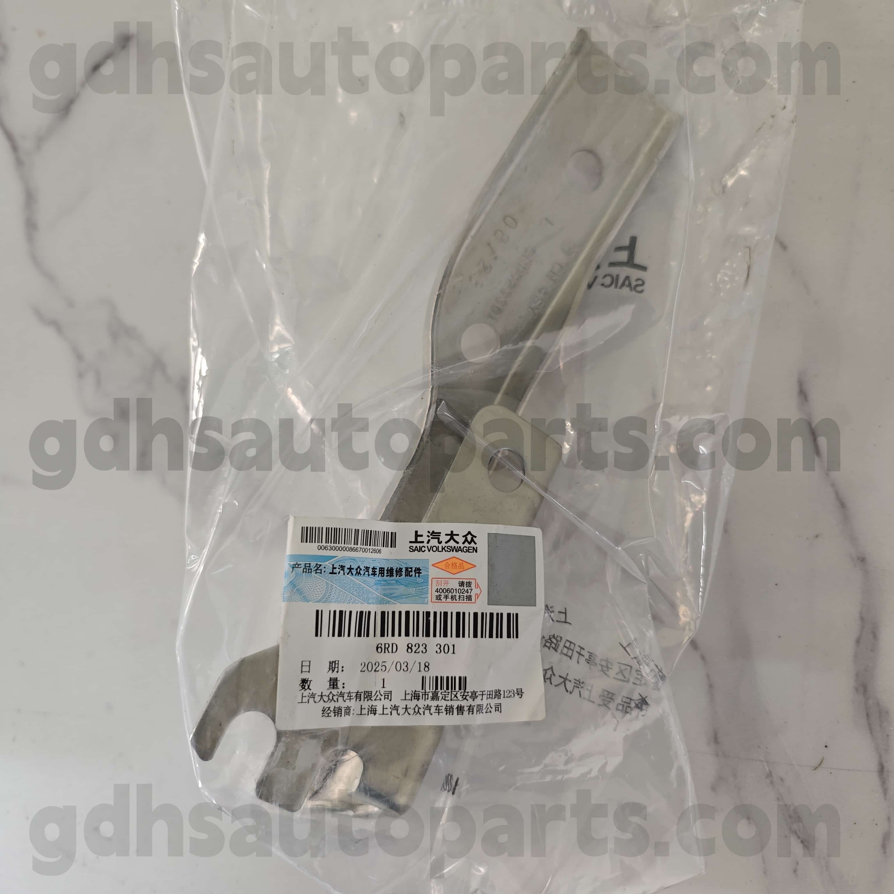 6. 823 301 Volkswagen Origine Parts Left Hood Hinge pro Volkswagen Polo