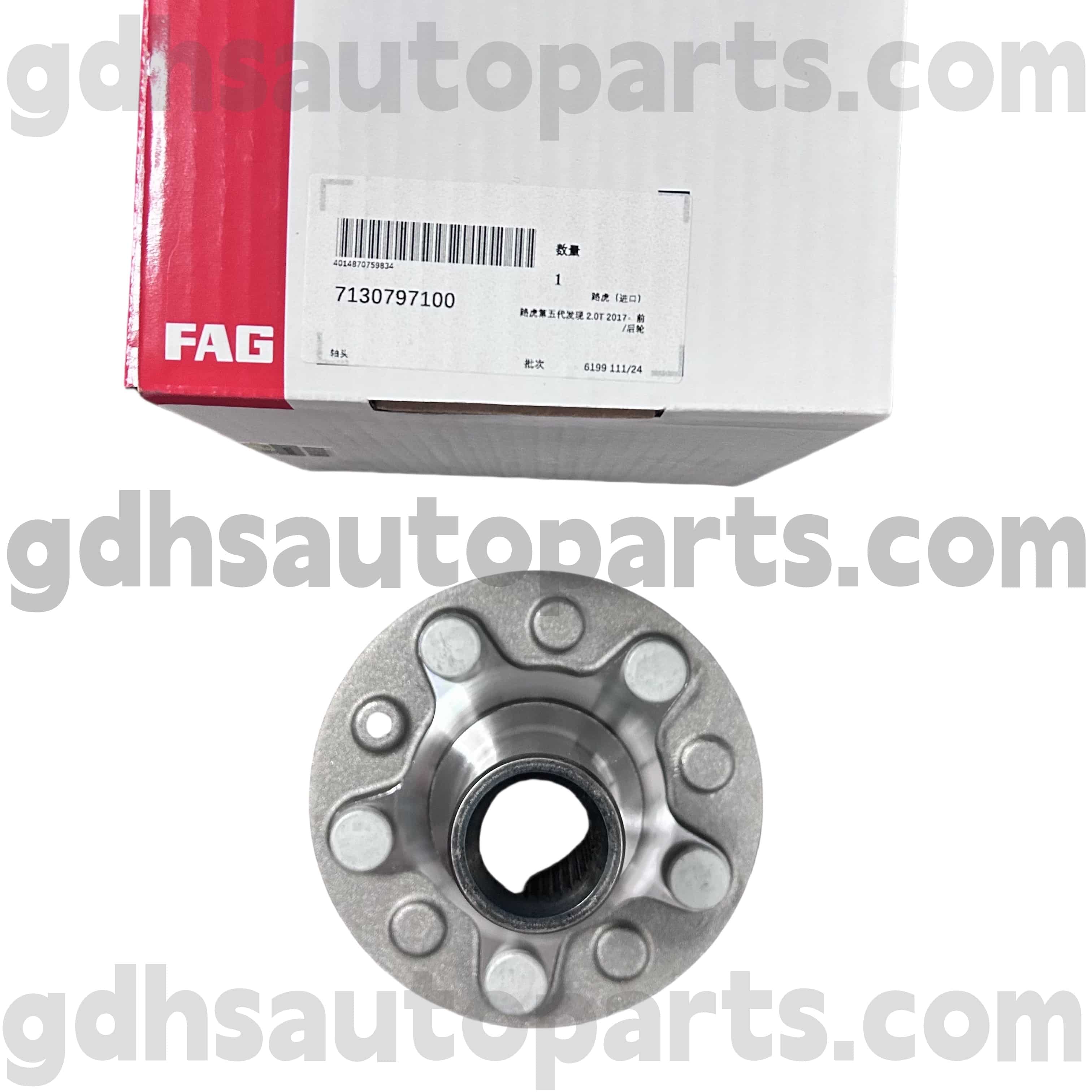 7130797100 Schaeffler Fag Front Wheel Hub Ložisko pro Range Rover, Range Rover Sport, Land Rover Discovery 4, New Defender OE no. LR081538