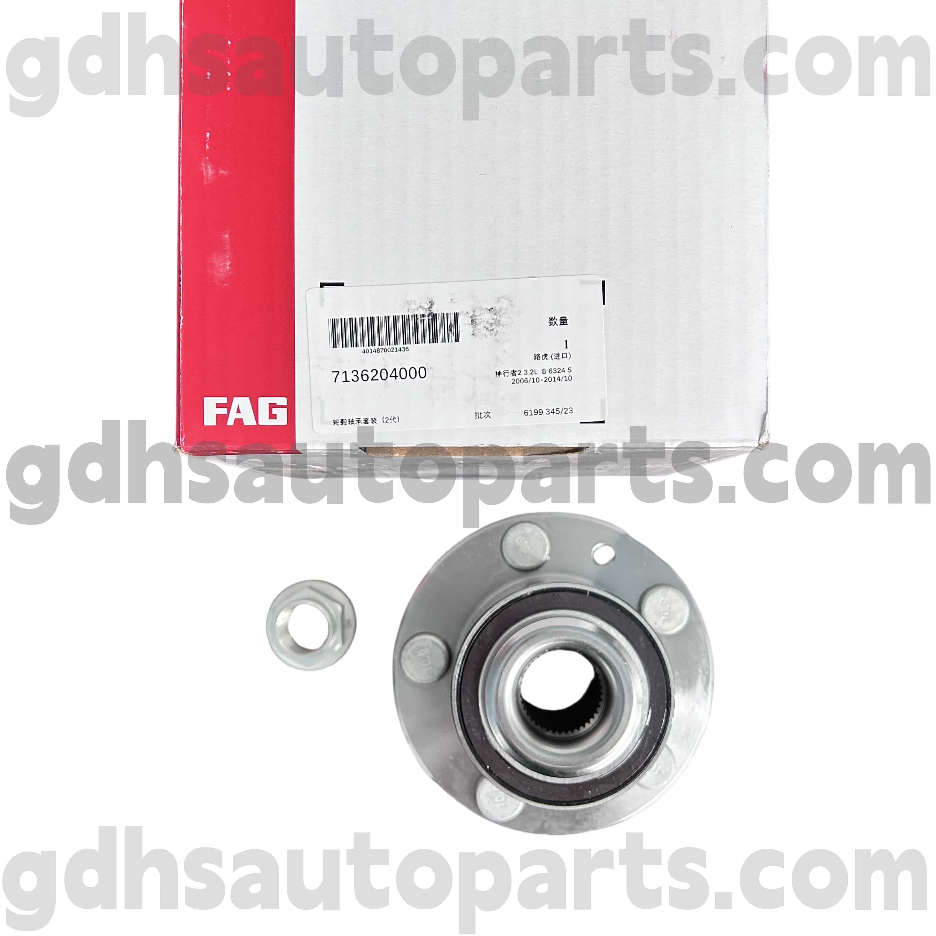 7136204000 Schaeffler Fag Front Wheel Hub Ložisko pro Land Rover Freelander 2 OE no. LR003157