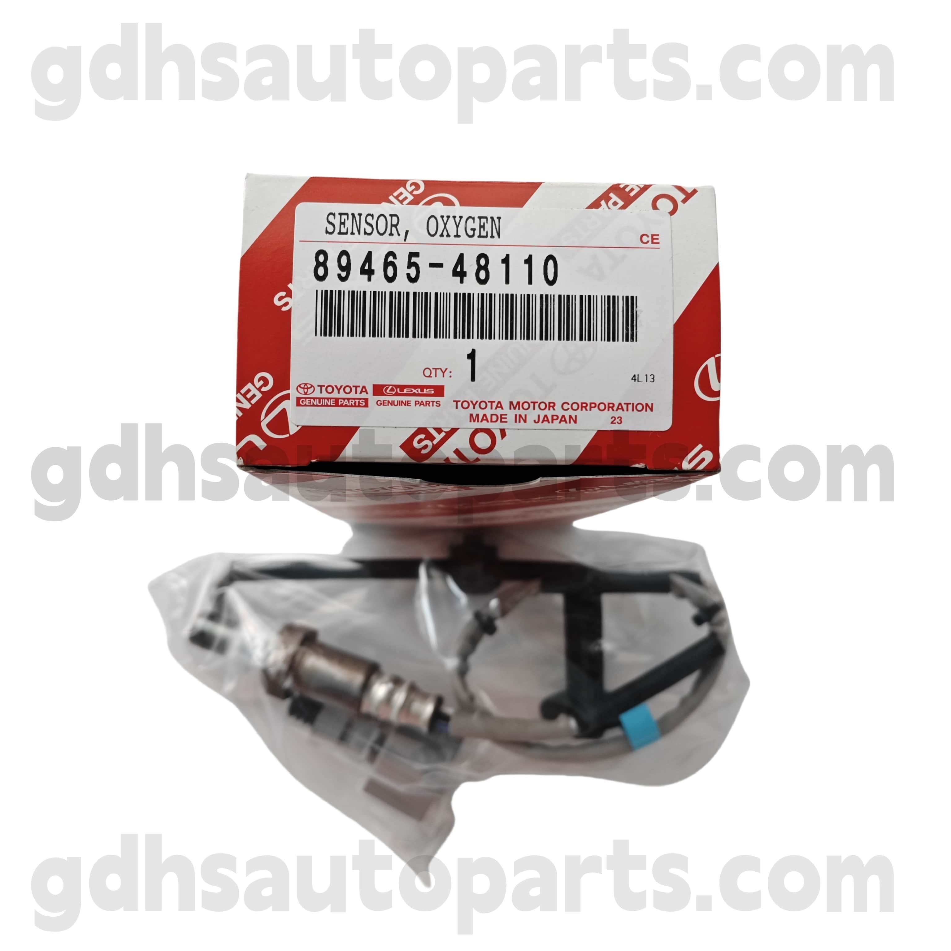 89465-48110 Toyota Origine Parts Sensor Oxygen Sensor pro Harrier 、 Highlander 、 Lexus RX300/330/350 podvozek č. GSU4#
