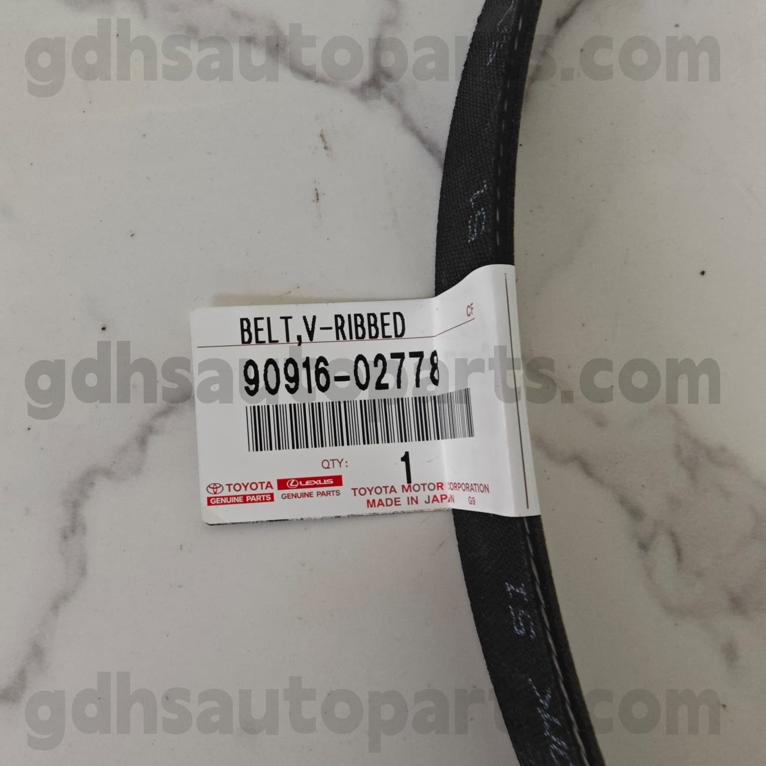 90916-02778 Toyota Origine Parts Belt pro rav4 、 Camry/Hybrid Chassis no. A25Afks..axaa54..eur