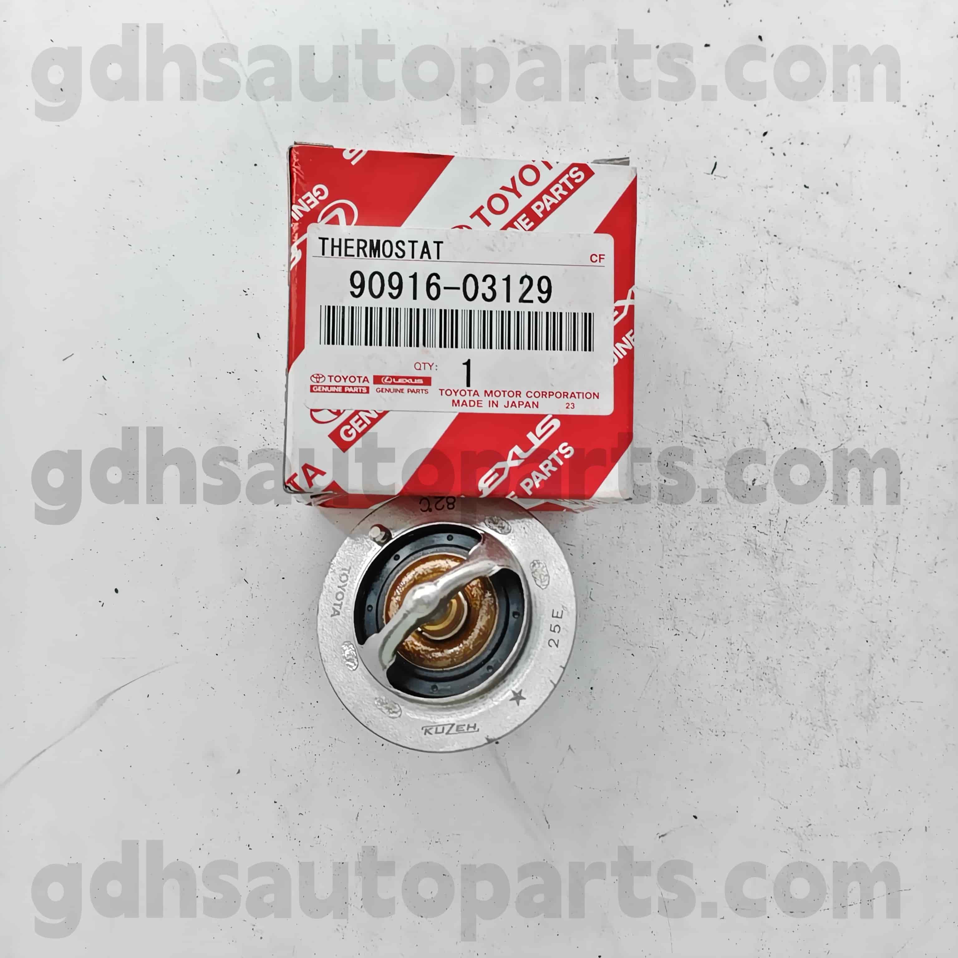 90916-03129 Termostat Toyota pro Camry 、 Lexus ES2 ##/350/300H 、 Corolla Sed 、 Hilux 、 RAV4 podvozek č. 2azfe..acu2#