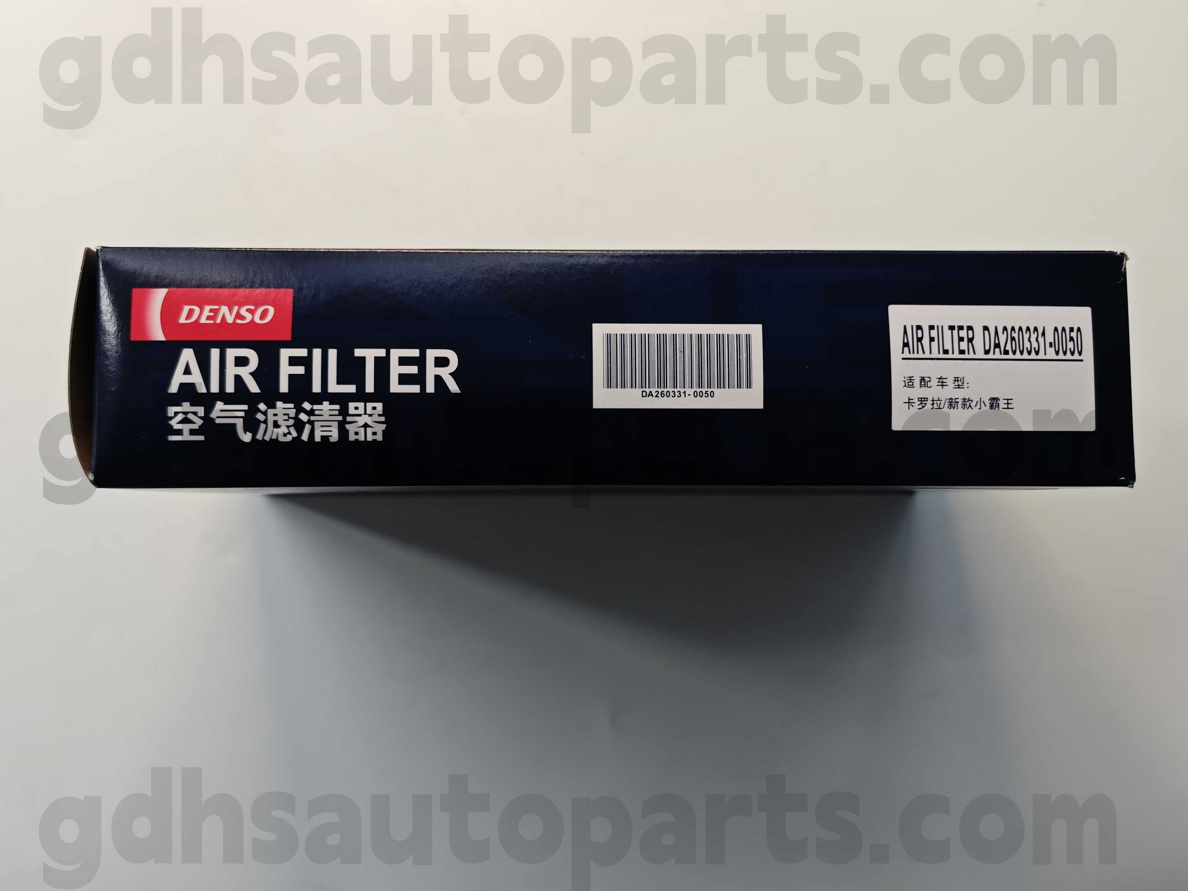 DA260331-0050 Toyota Origine Parts Air Filtr pro Corolla 、 ez 、 vios 、 Levin/Hybrid podvozek č. 1ZRFE, 2ZRFE, 3ZRFE..ZGR2# OE NO. 17801-0T020