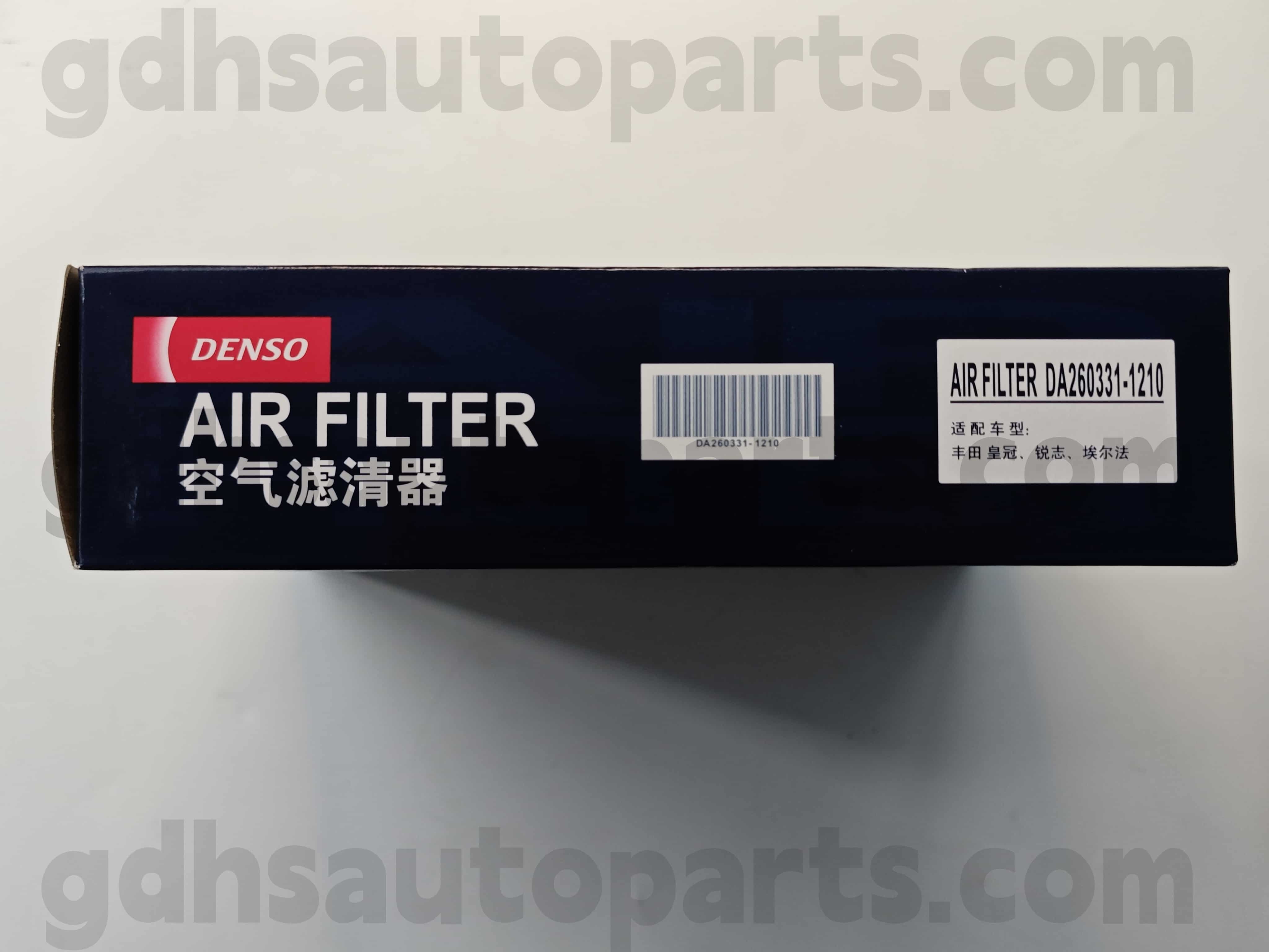 DA260331-1210 Toyota Origine Parts Air Filter OE no. 17801-AZF16