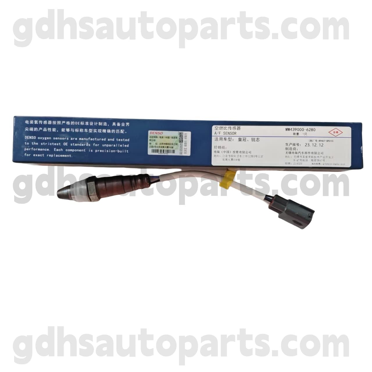 MW439000-6280 Toyota Origine Parts Front Oxygen Sensor pro reiz 、 korunní podvozek č. GRS218 OE Ne. 89467-0P010